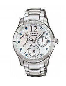 Casio Sheen SHN-3014DP-7A Ladies Stainles Steel Chronograph Watch