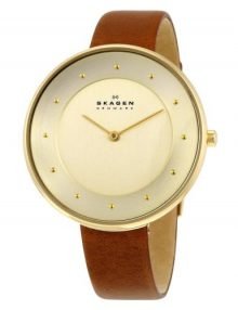 Skagen SKW2138 Gitte Ladies Gold Plated Stainless Steel Round Watch