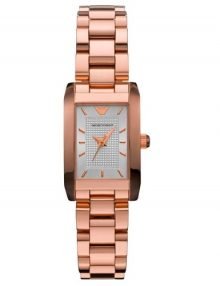 Emporio Armani AR0361 Classic Ladies Rose Gold Plated Watch