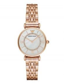 Emporio Armani AR1909 Ladies Rose Gold Plated Stainless Steel Watch