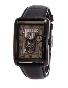 Emporio Armani AR4244 Meccanico Gents Black Ion Plated Stainless Steel Automatic Watch