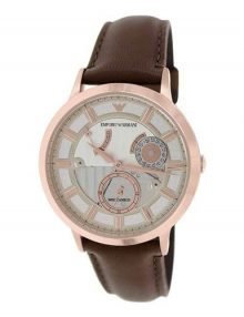 Emporio Armani AR4667 Meccanico Gents Rose Gold Plated Stainless Steel Automatic Watch