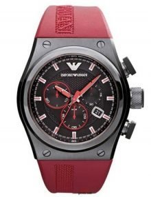 Emporio Armani AR6105 Stylesport Gents Black Ion Plated Chronograph Watch