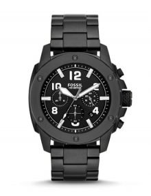 Fossil FS4927 Modern Machine Gents Black Ion Plated Chronograph Watch