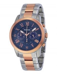 Fossil FS5024 Grant Gents Stainless Steel Chronograph Watch