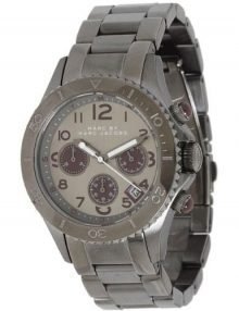 Marc By Marc Jacobs MBM3160 Ladies Rock Gunmetal Grey Stainless Steel Chronograph Watch