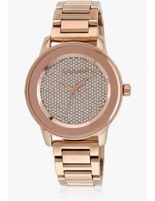 Michael Kors MK6210 Kinley Women's Rose Gold Dial Rose Pave Crystals Quartz Watch