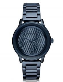 Michael Kors MK6246 Women's Kinley Blue Dial Pave Crystal Quartz Watch