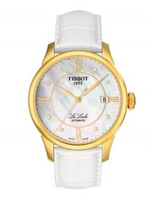 Tissot T41545386 Le Locle Ladies Gold Plated Stainless Steel Automatic Watch