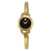 Movado 606888 Rondiro Ladies Gold Plated Stainless Steel Round Watch