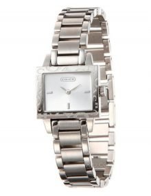 Coach 14500988 Amanda Ladies Stainless Steel Square Watch
