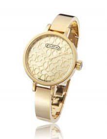 Coach 14501030 Ladies Gold Plated Stainless Steel Round Watch