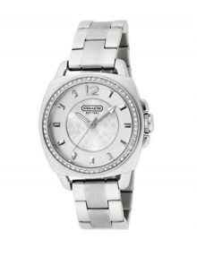 Coach 14501307 Boyfriend Ladies Stainless Steel Round Watch