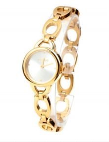 Coach 14501485 Ladies Gold Plated Stainless Steel Round Watch