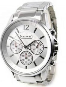 Coach 14501506 Classic Ladies Stainless Steel Chronograph Watch