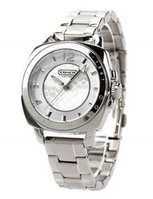 Coach 14501535 Boyfriend Ladies Stainless Steel Square Watch
