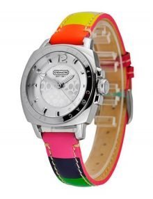 Coach 14501545 Boyfriend Ladies Stainless Steel Square Watch
