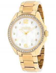 Coach 14501661 Tristen Ladies Gold Plated Stainless Steel Round Watch