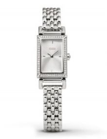 Coach 14501809 Madison Ladies Stainless Steel Rectangle Watch
