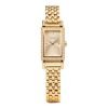 Coach 14501810 Madison Ladies Gold Plated Stainless Steel Rectangle Watch