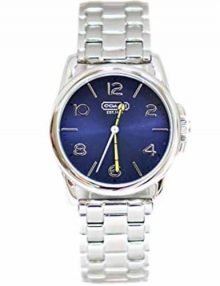 Coach 14501835 Sydney Ladies Stainless Steel Women Blue Bracelet Round Watch