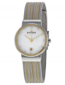 Skagen 355SSGS Ancher Ladies Stainless Steel Round Watch
