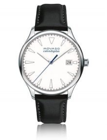 Movado 3650002 Heritage Calendoplan Gents Stainless Steel Round Watch