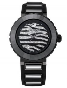 Swarovski 5040563 Octea Ladies Black Ion Plated Round Watch