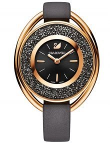 Swarovski 5230943 Crystalline Ladies Gold Plated Stainless Steel Oval Watch