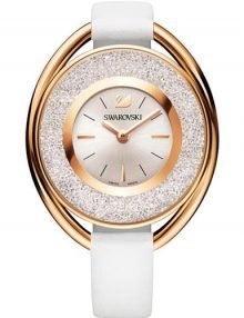 Swarovski 5230946 Crystalline Ladies Rose Gold Plated Oval Watch