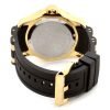 Invicta 6995 Watch Band Rubber and Gold Plated Steel Finish