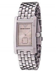 Armani Itassii Brown Mens' Ar0106 Steel Couple Watch-0