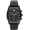 Emporio Armani AR0349 Classic Gents Black Ion Plated Chronograph Watch