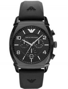 Emporio Armani AR0349 Classic Gents Black Ion Plated Chronograph Watch