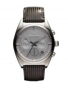 Emporio Armani AR0370 Classic Gents Stainless Steel Chronograph Watch
