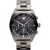 Emporio Armani AR0376 Classic Gents Black Ion Plated Chronograph Watch