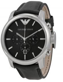Emporio Armani AR0431 Classic Gents Stainless Steel Chronograph Watch