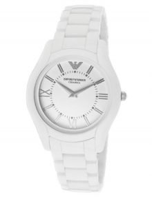 Emporio Armani AR1443 Ceramica Ladies White Ceramic Watch