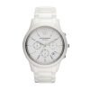 Emporio Armani AR1453 Ceramica Gents White Ceramic Chronograph Watch