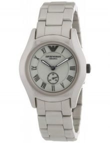 Emporio Armani AR1461 Ceramica Ladies White Ceramic Watch