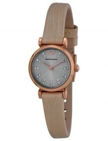 Emporio Armani AR1687 Retro Ladies Rose Gold Plated Watch