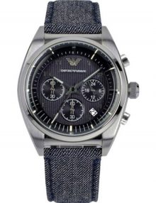 Emporio Armani AR1691 Retro Gents Stainless Steel Chronograph Watch