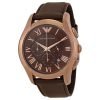 Emporio Armani AR1701 Classic Gents Rose Gold Plated Chronograph Watch