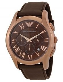 Emporio Armani AR1701 Classic Gents Rose Gold Plated Chronograph Watch