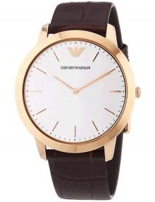 Emporio Armani AR1743 Retro Gents Gold Plated Stainless Steel Watch