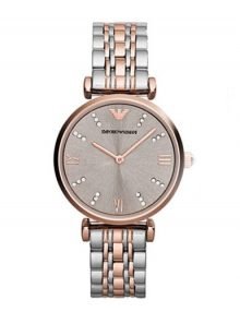 Emporio Armani AR1841 Classic Ladies Rose Gold Plated Watch