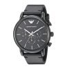 Emporio Armani AR1918 Dress Gents Black Ion Plated Chronograph Watch