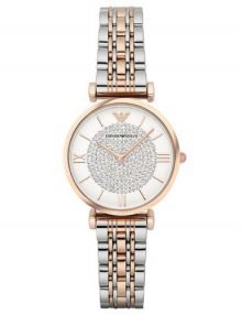 Emporio Armani AR1926 Retro Ladies Rose Gold Plated Watch