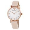 Emporio Armani AR1927 Classic Ladies Rose Gold Plated Round Watch