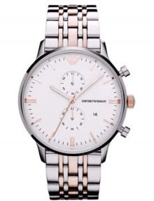 Emporio Armani AR1933 Classic Gents Stainless Steel Chronograph Watch